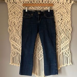 Joe's Jeans Socialite Kicker Cropped Dark Wash Jean